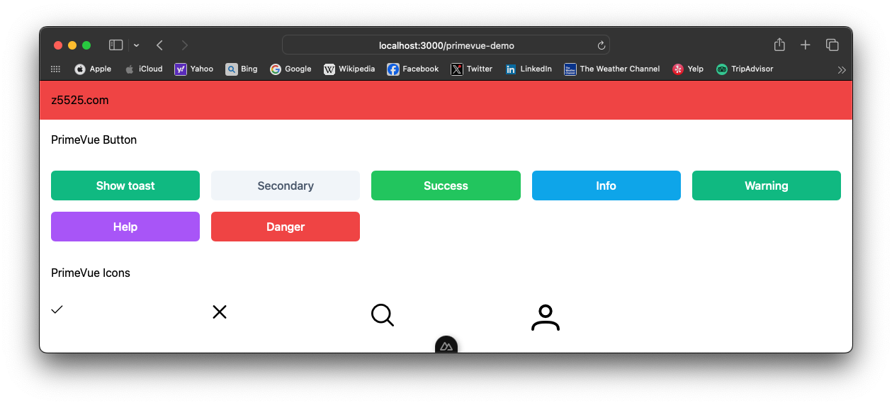 Nuxt+Primevue